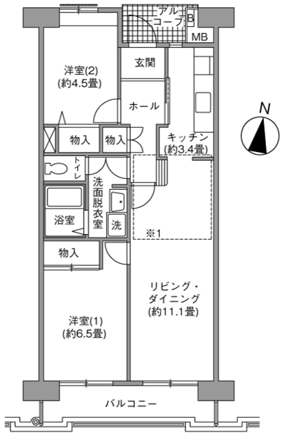 磯子杉田台 間取り図