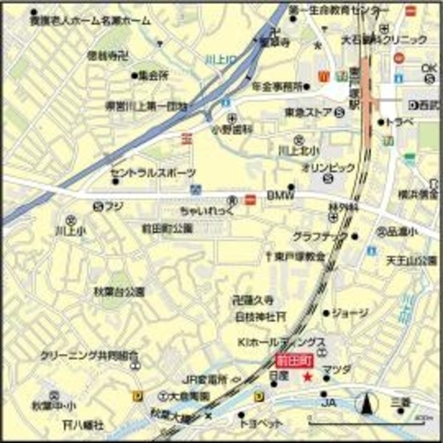 前田町 地図