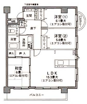 グラン・ソラール丸の内 間取り図