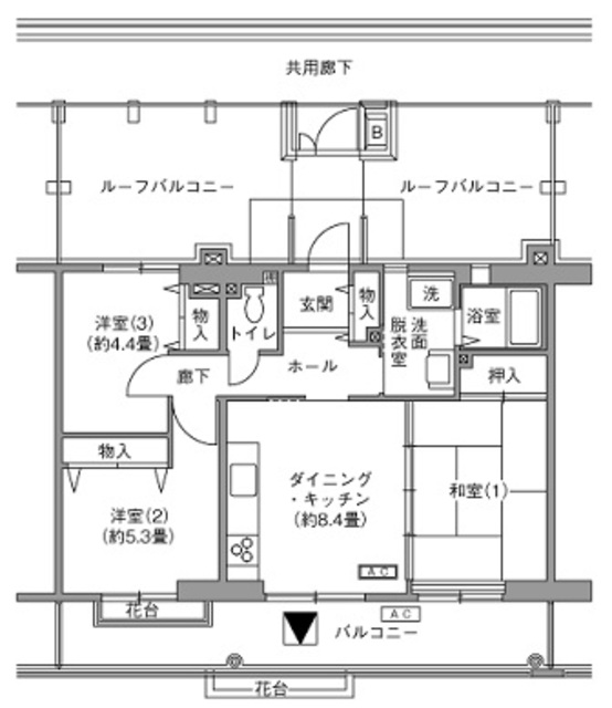 コンフォール高島台 間取り図