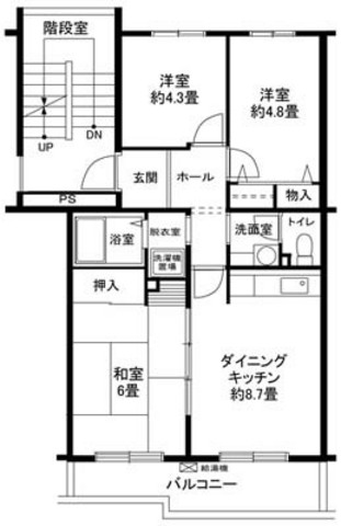 ヒルズ千草台 間取り図