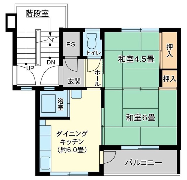 緑ヶ丘第3 間取り図