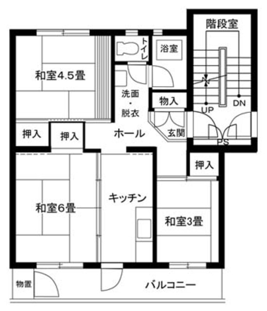 上郷西ヶ谷 間取り図