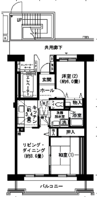 十日市場ヒルタウン　コンフォール十日市場五番街 間取り図