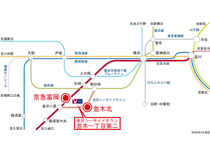 金沢シーサイドタウン並木一丁目第二 地図