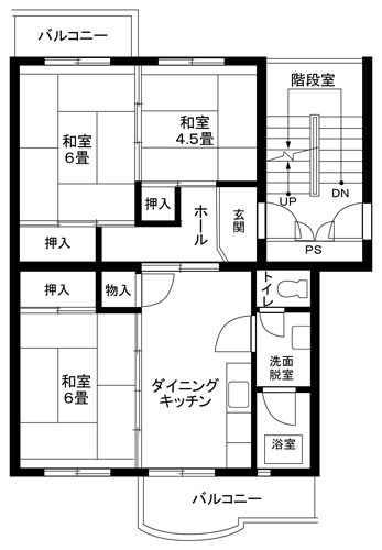 綾瀬寺尾本町 間取り図