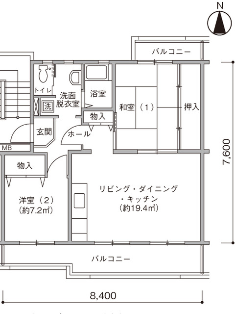 金沢シーサイドタウン並木一丁目第二 間取り図