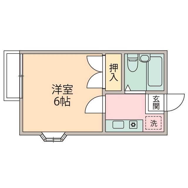 【セーフティネット住宅】ハピネス保土ヶ谷 間取り図