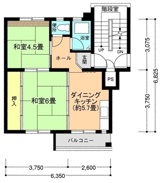 小田原橘 間取り図