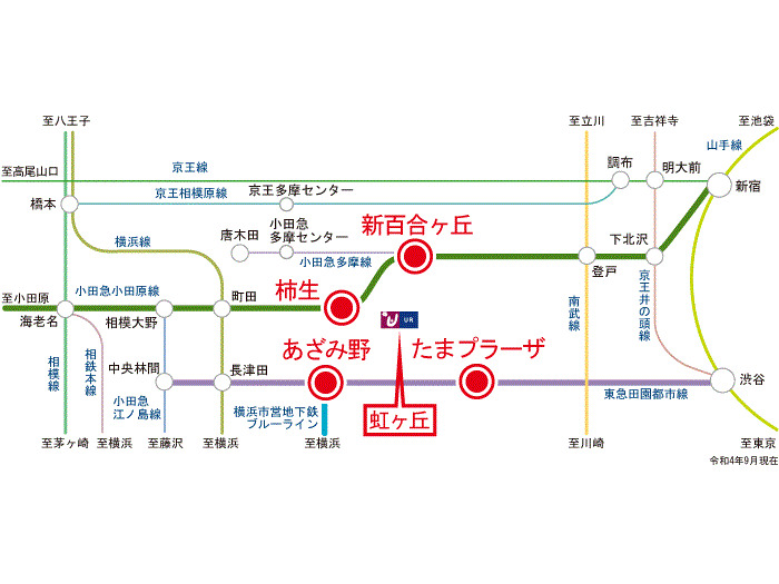 虹ヶ丘　 地図