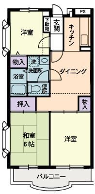 りぶいんしらゆり星 間取り図