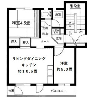 上郷西ヶ谷20号棟 間取り図