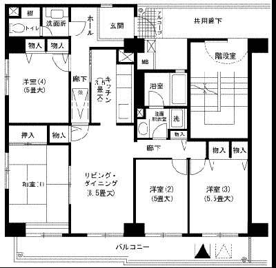 ベイサイト本牧－Ⅱ 間取り図