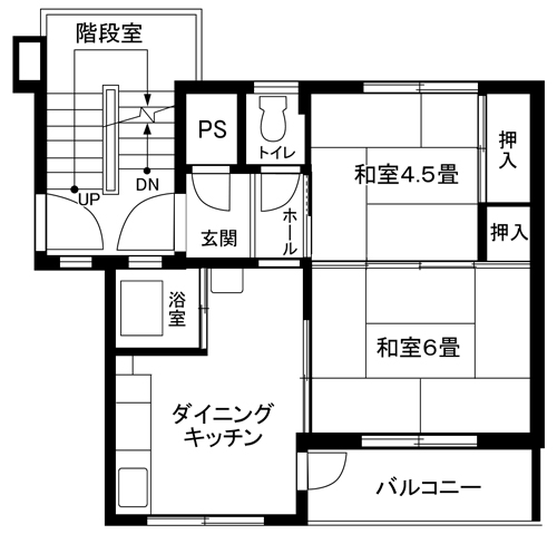 伊勢原第3　10号棟 間取り図