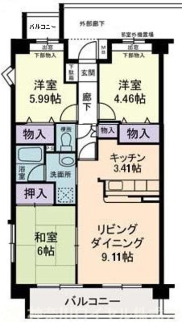 ヴェル・ドミール 間取り図