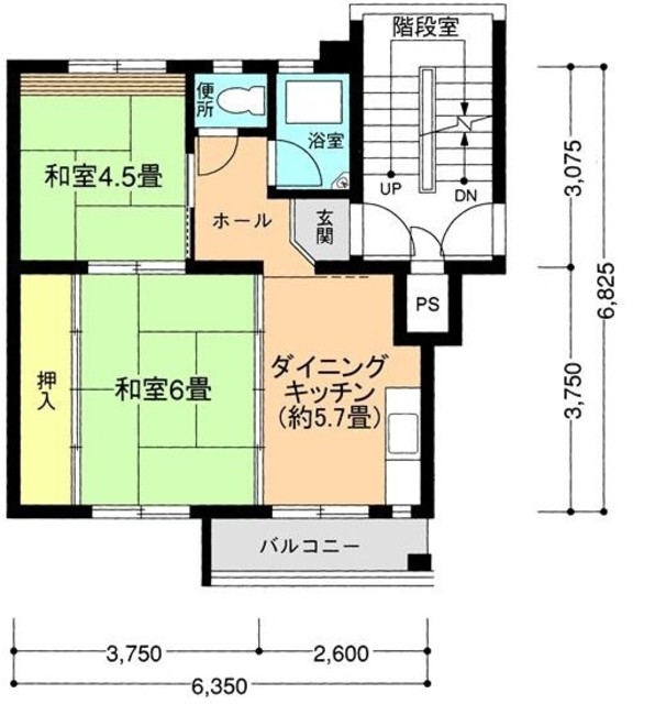 小田原橘 間取り図