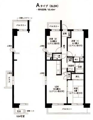 アップグレード仲町台 間取り図