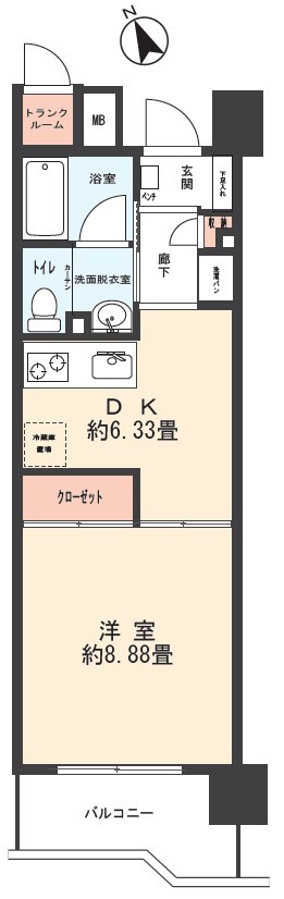 ビバース境町 間取り図