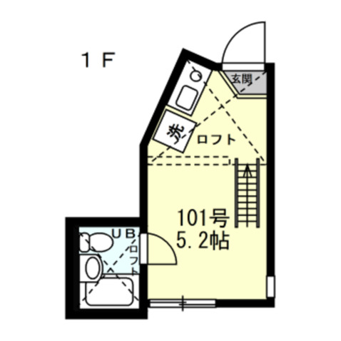 ユナイト尻手ルイ・ベルトレー 間取り図