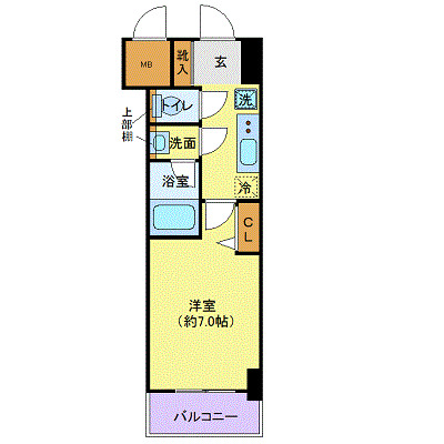 リーフコンフォート本厚木 間取り図