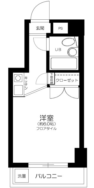 スカイコート新丸子 間取り図