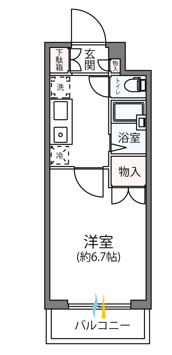 フレンズえびなアネックス 間取り図