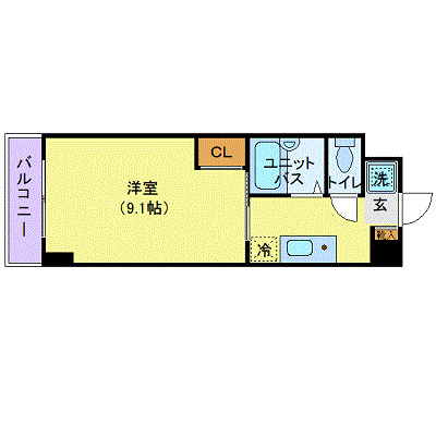 ヴァントゥール本厚木 間取り図