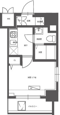 Etervo川崎大師 間取り図