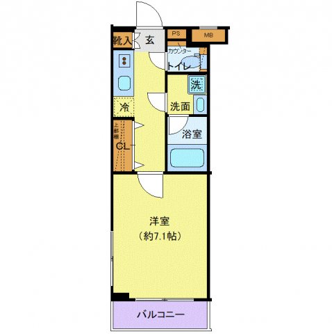 クレヴィスタ武蔵小杉 間取り図