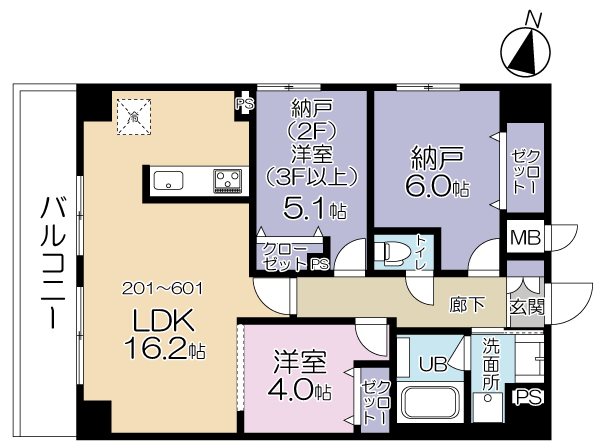 コンフォートスクエア川崎 間取り図