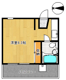 メゾン丸谷 間取り図