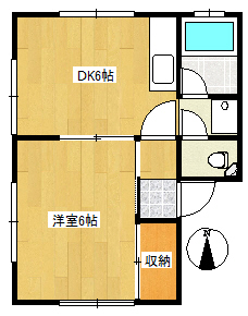 朝倉荘 間取り図