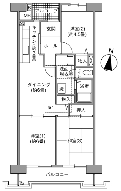 磯子杉田台 間取り図