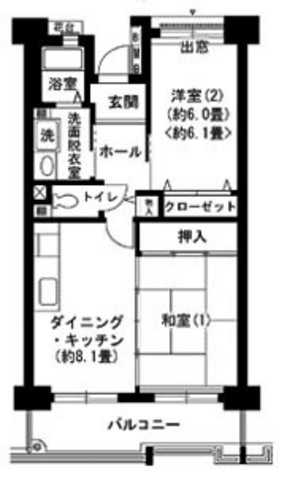 コンフォール清水ヶ丘 間取り図