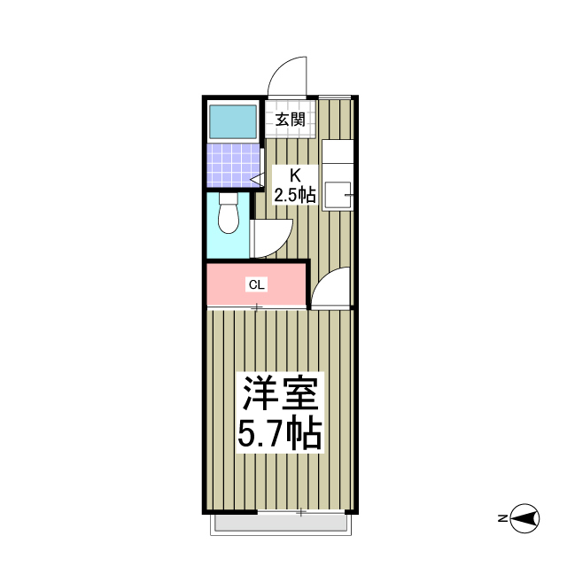 伊藤ハイツ 間取り図