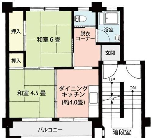 伊勢原第2　5号棟 間取り図