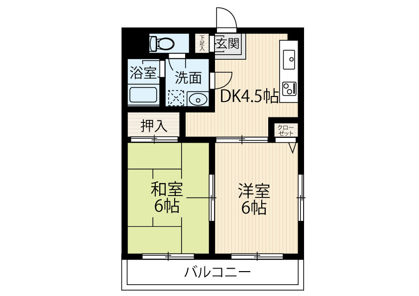 サンモリッツ川崎 間取り図