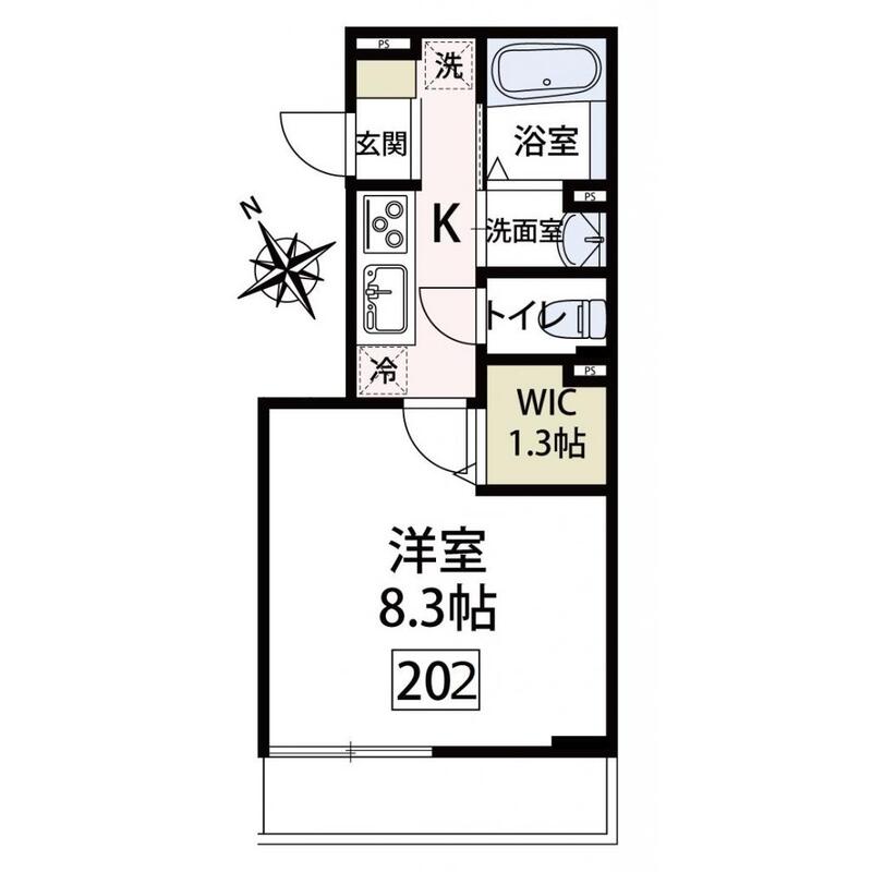 グランドゥール白楽 間取り図