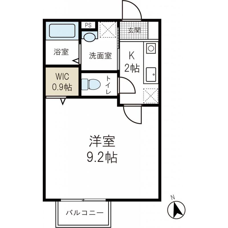 エルメゾンプラスパ 間取り図