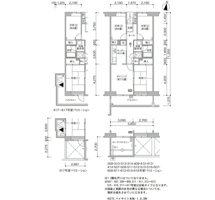 ベイサイト本牧－Ⅰ 間取り図