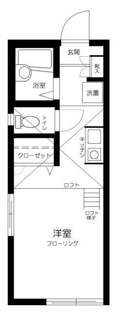 ｃｏｍｆｏｒｔ岸谷 間取り図