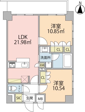 【シニア向けマンション】Rakuju Residence 大倉山 間取り図