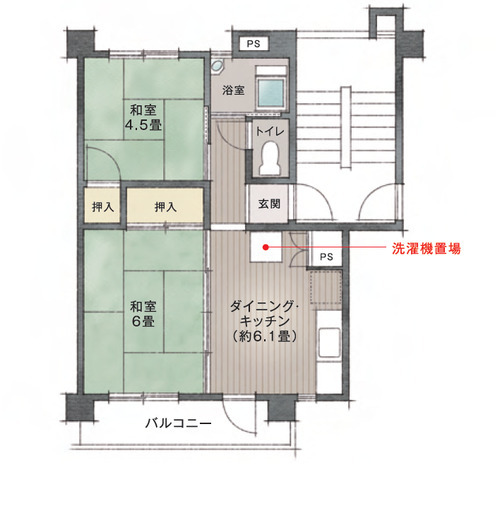 二宮第7　21号棟 間取り図