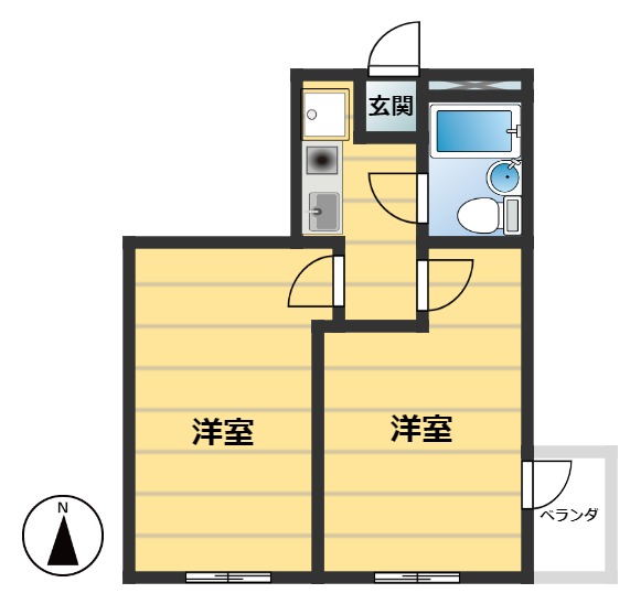 サンステージ観音 間取り図