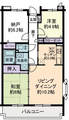 ルミエール湘南 間取り図