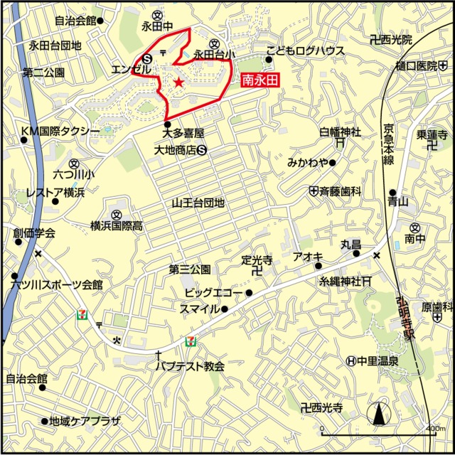 南永田 地図