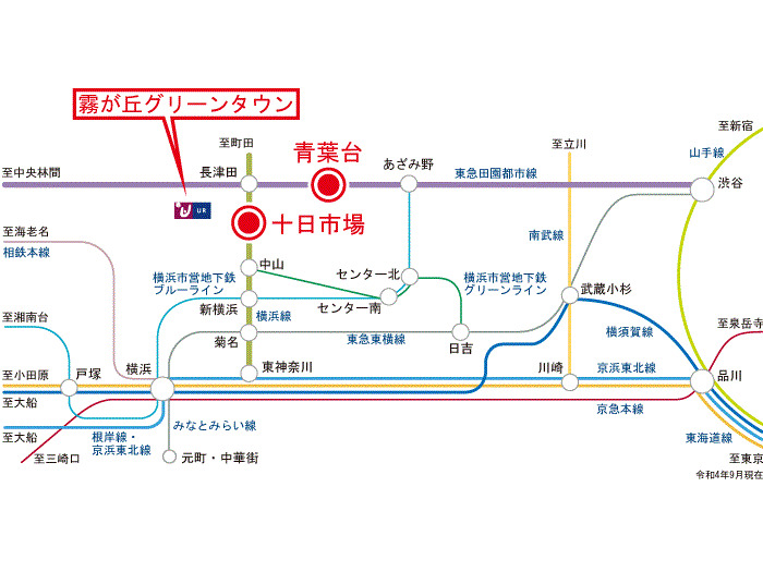 霧が丘グリーンタウン 地図