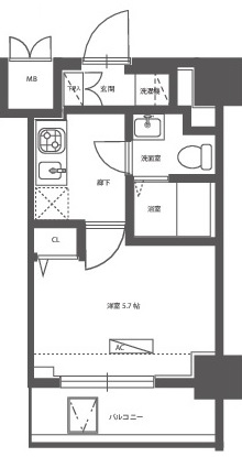 Etervo川崎大師 間取り図