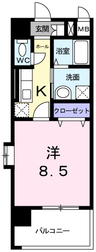 レジデンス川崎大師 間取り図