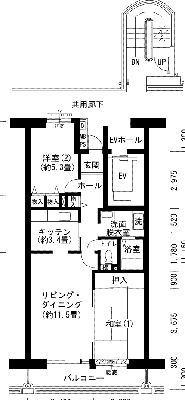 ベイシティ本牧南 間取り図